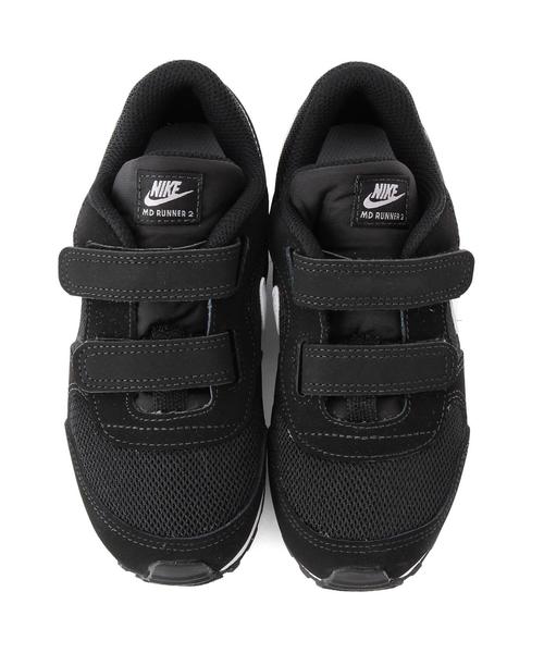 green label relaxing(グリーンレーベルリラクシング)の「【NIKE(ナイキ)】MDランナー14cm-16cm(スニーカー・キッズ・ブラック・14cm/15cm/16cm)」の2枚目の写真