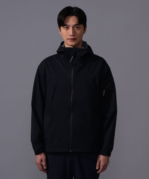 BEAMS GOLF（ビームスゴルフ）の「B.G.THREE / ALL-TIME 撥水 PCU ジャケット（ブルゾン・メンズ・ネイビー/ブラック・MEDIUM/LARGE/X-LARGE）」の20枚目の写真