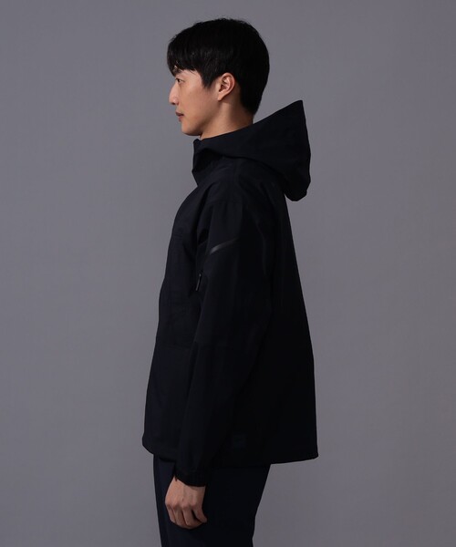 BEAMS GOLF（ビームスゴルフ）の「B.G.THREE / ALL-TIME 撥水 PCU ジャケット（ブルゾン・メンズ・ネイビー/ブラック・MEDIUM/LARGE/X-LARGE）」の3枚目の写真