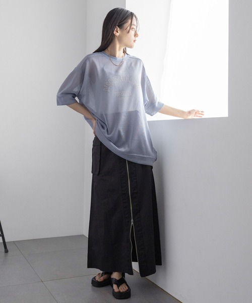 DISCUS ATHLETIC（ディスカス　アスレチック）の「DISCUS/ディスカス カレッジシアールーズTシャツ（Tシャツ/カットソー・レディース・オフホワイト/ブラック/グリーン/ブルー・FREE）」の21枚目の写真