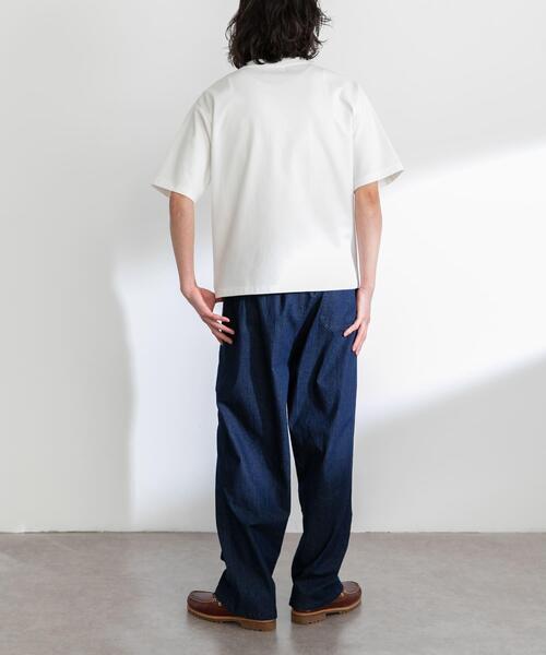 URBAN RESEARCH Sonny Label（アーバンリサーチサニーレーベル）の「ポンチポケット付ショートスリーブTシャツ（Tシャツ/カットソー・メンズ・グリーン系その他/オレンジ/ホワイト/ベージュ系その他/チャコールグレー/ブラック/ネイビー・MEDIUM/LARGE/X-LARGE）」の14枚目の写真