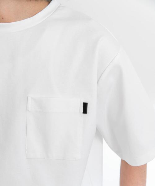 URBAN RESEARCH Sonny Label（アーバンリサーチサニーレーベル）の「ポンチポケット付ショートスリーブTシャツ（Tシャツ/カットソー・メンズ・グリーン系その他/オレンジ/ホワイト/ベージュ系その他/チャコールグレー/ブラック/ネイビー・MEDIUM/LARGE/X-LARGE）」の20枚目の写真