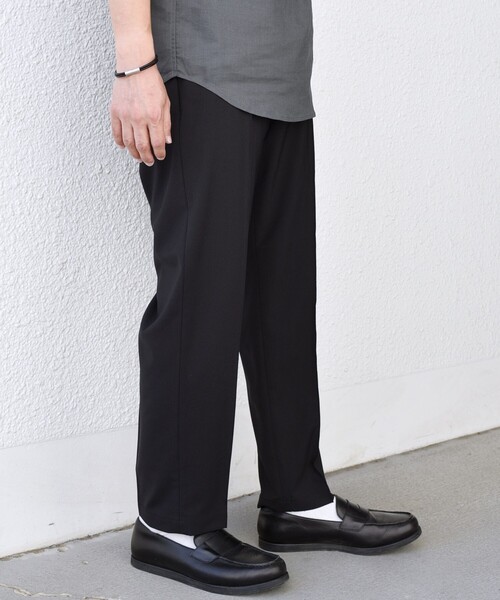 SHIPS any（シップス エニィ）の「SHIPS any:〈吸水速乾〉Rapidry クリース アンクル テーパード イージーパンツ(セットアップ対応)◇（その他パンツ・メンズ・ネイビー/オリーブ/ブラック/グレー・SMALL/MEDIUM/LARGE/X-LARGE）」の5枚目の写真