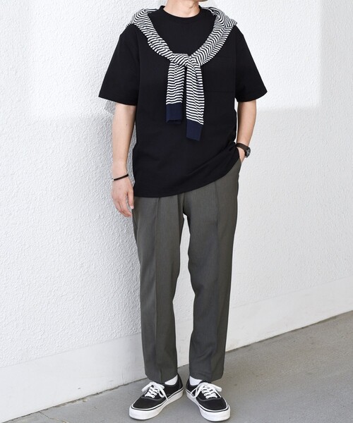 SHIPS any（シップス エニィ）の「SHIPS any:〈吸水速乾〉Rapidry クリース アンクル テーパード イージーパンツ(セットアップ対応)◇（その他パンツ・メンズ・ネイビー/オリーブ/ブラック/グレー・SMALL/MEDIUM/LARGE/X-LARGE）」の6枚目の写真