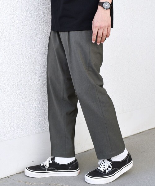 SHIPS any（シップス エニィ）の「SHIPS any:〈吸水速乾〉Rapidry クリース アンクル テーパード イージーパンツ(セットアップ対応)◇（その他パンツ・メンズ・ネイビー/オリーブ/ブラック/グレー・SMALL/MEDIUM/LARGE/X-LARGE）」の9枚目の写真