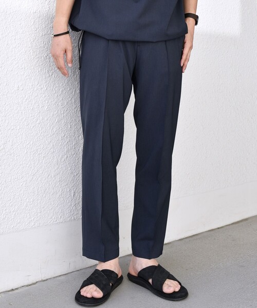 SHIPS any（シップス エニィ）の「SHIPS any:〈吸水速乾〉Rapidry クリース アンクル テーパード イージーパンツ(セットアップ対応)◇（その他パンツ・メンズ・ネイビー/オリーブ/ブラック/グレー・SMALL/MEDIUM/LARGE/X-LARGE）」の13枚目の写真