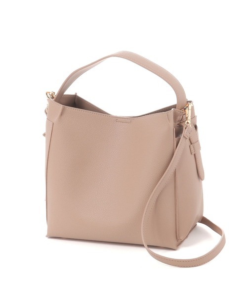 Elura（エルーラ）の「ミニトート付きショルダーバッグ/327404（ハンドバッグ・レディース・ベージュ/ブラック/チャコールグレー・ONE SIZE）」の14枚目の写真