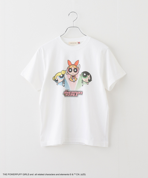 GOOD ROCK SPEED（グッドロックスピード）の「GOOD ROCK SPEED/グッドロックスピード/ THE POWERPUFF GIRLS / Tシャツ（Tシャツ/カットソー・レディース・ホワイト・SMALL）」の7枚目の写真