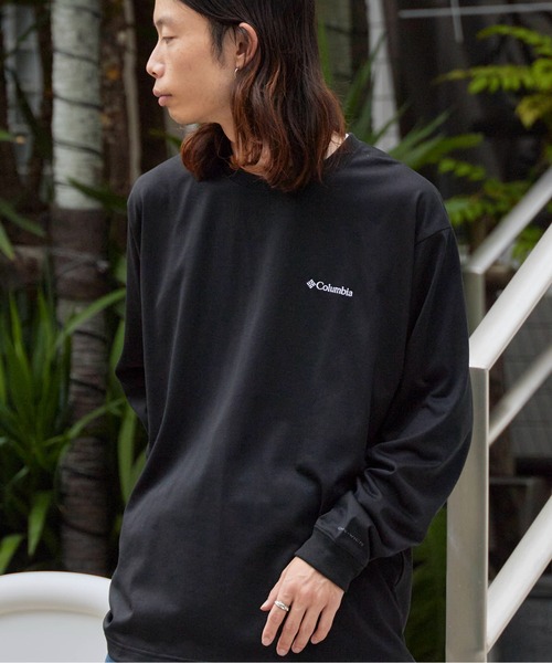 Columbia（コロンビア）の「Columbia/コロンビア アーバンハイクグラフィックロングスリーブTシャツ ロンT（Tシャツ/カットソー・メンズ・ホワイト系1/ホワイト系2/ブラック系1/ブラック系2/ホワイト系3/ホワイト系4/ホワイト系5/ホワイト系6/ブラック系3・M/L/XL）」の8枚目の写真