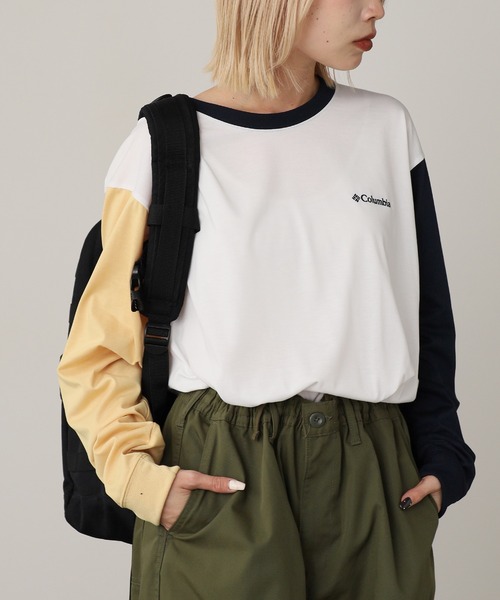 Columbia（コロンビア）の「Columbia/コロンビア アーバンハイクグラフィックロングスリーブTシャツ ロンT（Tシャツ/カットソー・メンズ・ホワイト系1/ホワイト系2/ブラック系1/ブラック系2/ホワイト系3/ホワイト系4/ホワイト系5/ホワイト系6/ブラック系3・M/L/XL）」の13枚目の写真