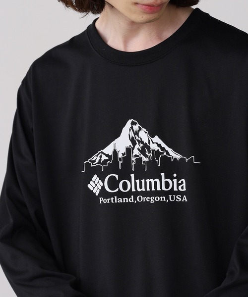 Columbia（コロンビア）の「Columbia/コロンビア アーバンハイクグラフィックロングスリーブTシャツ ロンT（Tシャツ/カットソー・メンズ・ホワイト系1/ホワイト系2/ブラック系1/ブラック系2/ホワイト系3/ホワイト系4/ホワイト系5/ホワイト系6/ブラック系3・M/L/XL）」の21枚目の写真