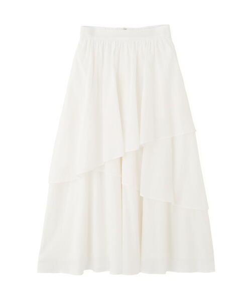 PROPORTION BODY DRESSING（プロポーションボディドレッシング）の「コットンボイルティアードスカート / 1215120406（スカート・レディース・ホワイト系その他/ベージュ・SMALL/MEDIUM）」の19枚目の写真