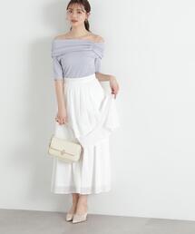 PROPORTION BODY DRESSING | コットンボイルティアードスカート / 1215120406(スカート)