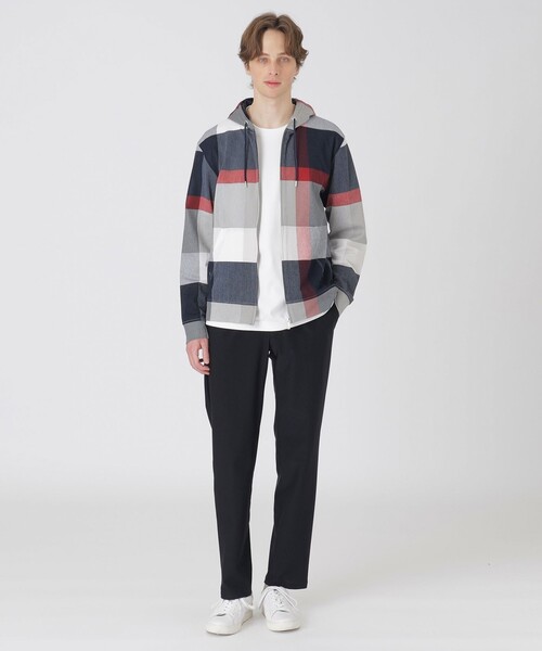 BLACK LABEL CRESTBRIDGE（ブラックレーベル・クレストブリッジ）の「クレストブリッジチェックラッセルパーカー（パーカー・メンズ・ライトグレー/ベージュ系その他6/ブルー系その他7・L/M/XL）」の16枚目の写真