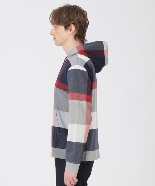 BLACK LABEL CRESTBRIDGE（ブラックレーベル・クレストブリッジ）の「クレストブリッジチェックラッセルパーカー（パーカー・メンズ・ライトグレー/ベージュ系その他6/ブルー系その他7・L/M/XL）」の18枚目の写真