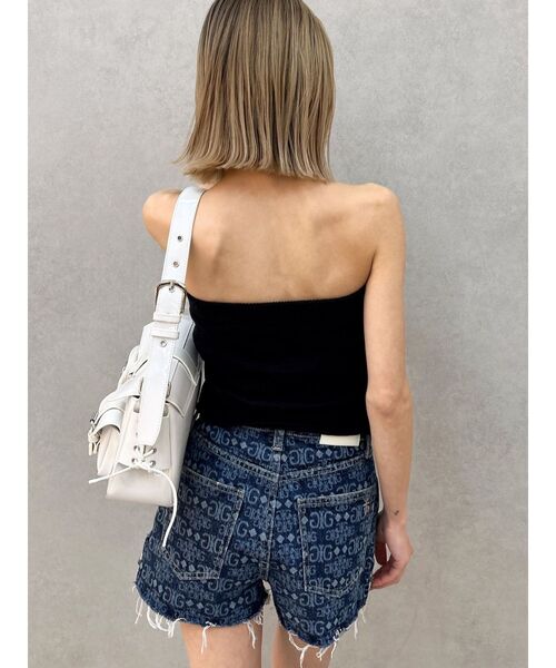 GYDA（ジェイダ）の「ハイウエストSIDE RINGデニムショートパンツ（デニムパンツ・レディース・その他1/ライトブルー・MEDIUM/SMALL）」の11枚目の写真