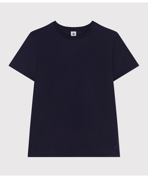 PETIT BATEAU(プチバトー)の「半袖Tシャツ(Tシャツ/カットソー・レディース・ブラック/オフホワイト/ネイビー・SMALL/MEDIUM/X-SMALL/XX-SMALL/LARGE)」の2枚目の写真