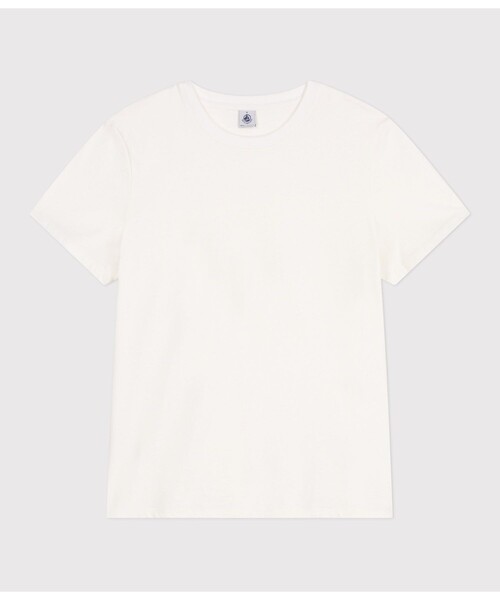 PETIT BATEAU(プチバトー)の「半袖Tシャツ(Tシャツ/カットソー・レディース・ブラック/オフホワイト/ネイビー・SMALL/MEDIUM/X-SMALL/XX-SMALL/LARGE)」の3枚目の写真