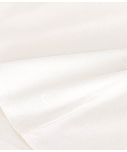 PETIT BATEAU(プチバトー)の「半袖Tシャツ(Tシャツ/カットソー・レディース・ブラック/オフホワイト/ネイビー・SMALL/MEDIUM/X-SMALL/XX-SMALL/LARGE)」の5枚目の写真