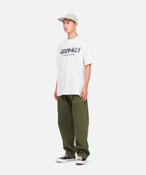 Gramicci(グラミチ)の「ORIGINAL FREEDOM LOGO TEE|オリジナルフリーダムロゴTシャツ(Tシャツ/カットソー・メンズ・マスタード/ホワイト/ブラック・S/M/L/XL/XXL)」の5枚目の写真