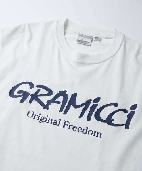 Gramicci(グラミチ)の「ORIGINAL FREEDOM LOGO TEE|オリジナルフリーダムロゴTシャツ(Tシャツ/カットソー・メンズ・マスタード/ホワイト/ブラック・S/M/L/XL/XXL)」の7枚目の写真