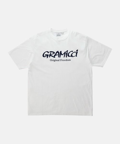 Gramicci(グラミチ)の「ORIGINAL FREEDOM LOGO TEE|オリジナルフリーダムロゴTシャツ(Tシャツ/カットソー・メンズ・マスタード/ホワイト/ブラック・S/M/L/XL/XXL)」の8枚目の写真