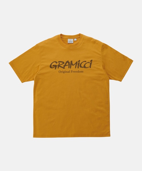 Gramicci(グラミチ)の「ORIGINAL FREEDOM LOGO TEE|オリジナルフリーダムロゴTシャツ(Tシャツ/カットソー・メンズ・マスタード/ホワイト/ブラック・S/M/L/XL/XXL)」の10枚目の写真