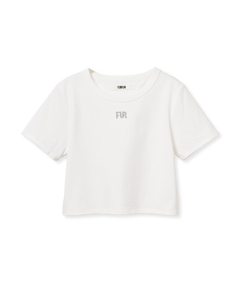 FURFUR（ファーファー）の「クリスタルロゴＴシャツ（Tシャツ/カットソー・レディース・ホワイト/ピンク/サックスブルー/チャコールグレー・FREE）」の15枚目の写真