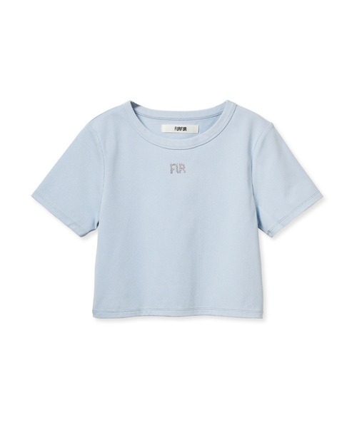 FURFUR（ファーファー）の「クリスタルロゴＴシャツ（Tシャツ/カットソー・レディース・ホワイト/ピンク/サックスブルー/チャコールグレー・FREE）」の14枚目の写真