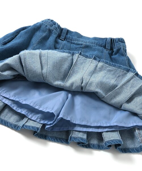 algy(アルジー)の「ハートバックルベルト付きプリーツスカパン(スカート・キッズ・グレー/ブラック/インディゴブルー・SMALL/MEDIUM/X-SMALL/XX-SMALL/XXX-SMALL)」の17枚目の写真