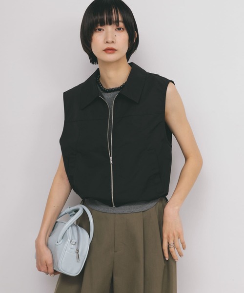 KBF（ケイビーエフ）の「コンパクトバルーンベスト（ベスト・レディース・ブラック/キャメル・ONE）」の4枚目の写真