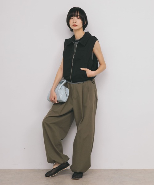 KBF（ケイビーエフ）の「コンパクトバルーンベスト（ベスト・レディース・ブラック/キャメル・ONE）」の22枚目の写真