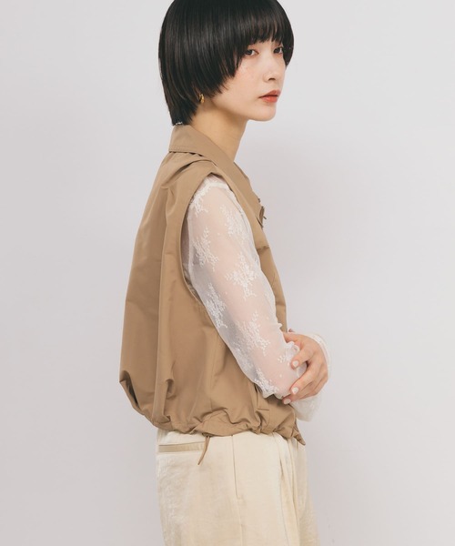 KBF（ケイビーエフ）の「コンパクトバルーンベスト（ベスト・レディース・ブラック/キャメル・ONE）」の16枚目の写真