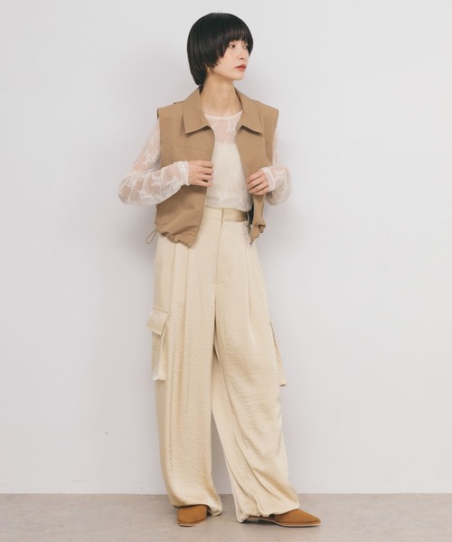 KBF（ケイビーエフ）の「コンパクトバルーンベスト（ベスト・レディース・ブラック/キャメル・ONE）」の19枚目の写真