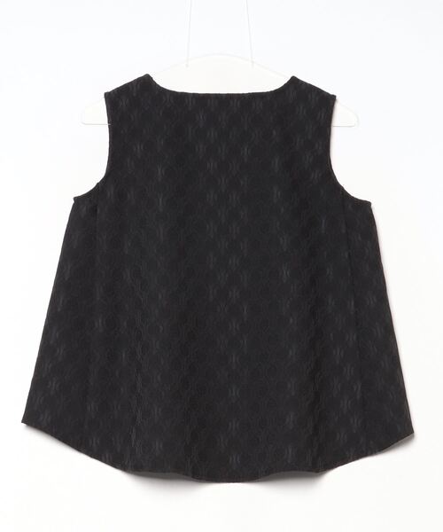 tシャツ BRODIAEA 「セットアップ対応」ジャガードストレッチ ノースリ―ブＡラインカットソー レディース セール】BRODIAEA 【セットアップ対応】ジャガードストレッチ