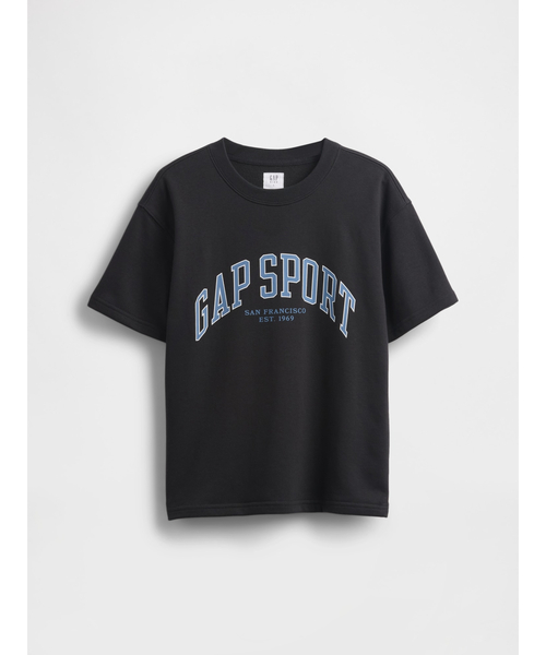 GAP(ギャップ)の「リラックス GAPグラフィック テリーTシャツ(スウェット・キッズ・グリーン/ブルー/オフホワイト/ブラック・110cm/120cm/130cm/140cm/150cm/160cm)」の8枚目の写真