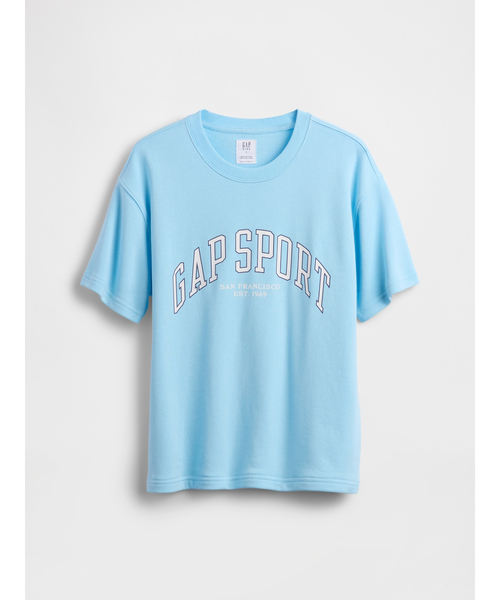 GAP(ギャップ)の「リラックス GAPグラフィック テリーTシャツ(スウェット・キッズ・グリーン/ブルー/オフホワイト/ブラック・110cm/120cm/130cm/140cm/150cm/160cm)」の9枚目の写真