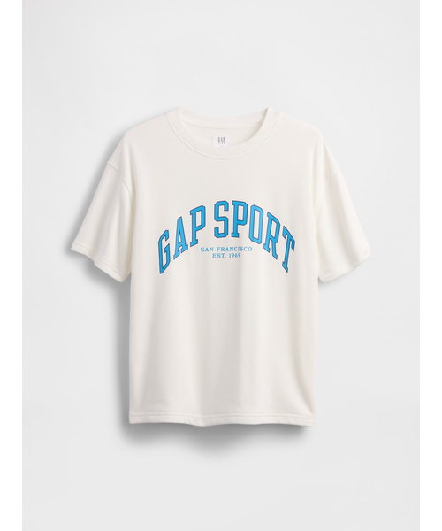 GAP(ギャップ)の「リラックス GAPグラフィック テリーTシャツ(スウェット・キッズ・グリーン/ブルー/オフホワイト/ブラック・110cm/120cm/130cm/140cm/150cm/160cm)」の11枚目の写真