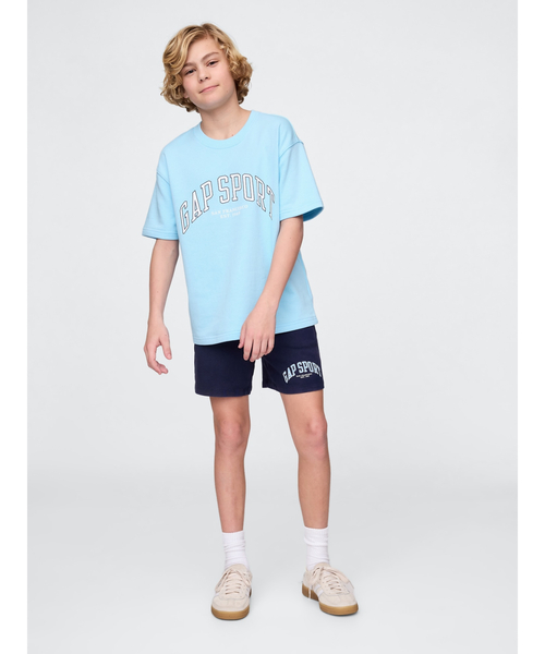 GAP(ギャップ)の「リラックス GAPグラフィック テリーTシャツ(スウェット・キッズ・グリーン/ブルー/オフホワイト/ブラック・110cm/120cm/130cm/140cm/150cm/160cm)」の19枚目の写真