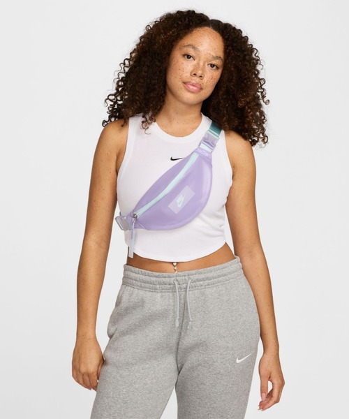 レディース・人気】NIKE Heritage Retro Purple Fanny パック