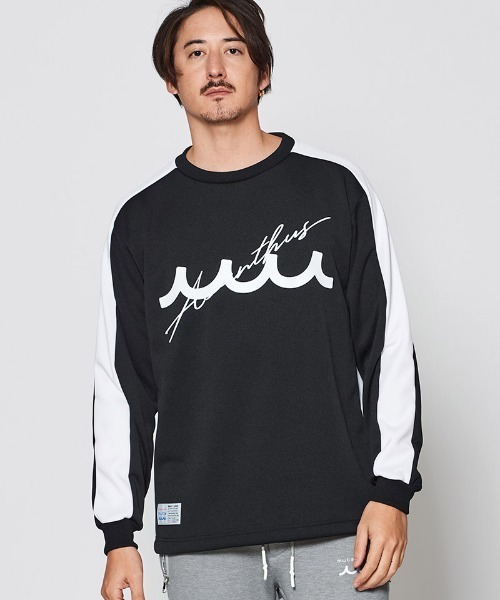 ACANTHUS(アカンサス)の「mlt5198-muta Soccor Jersey Top ジャージカットソー(Tシャツ/カットソー・メンズ・ホワイト/ブラック×ホワイト/ブラック×グリーン・S/M/L/XL)」の3枚目の写真