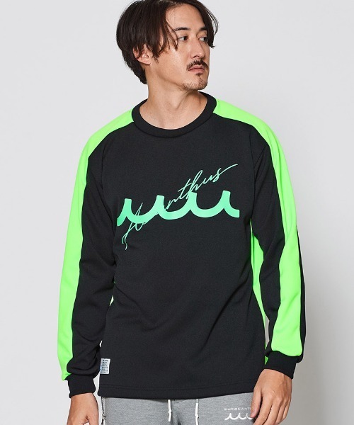 ACANTHUS(アカンサス)の「mlt5198-muta Soccor Jersey Top ジャージカットソー(Tシャツ/カットソー・メンズ・ホワイト/ブラック×ホワイト/ブラック×グリーン・S/M/L/XL)」の1枚目の写真