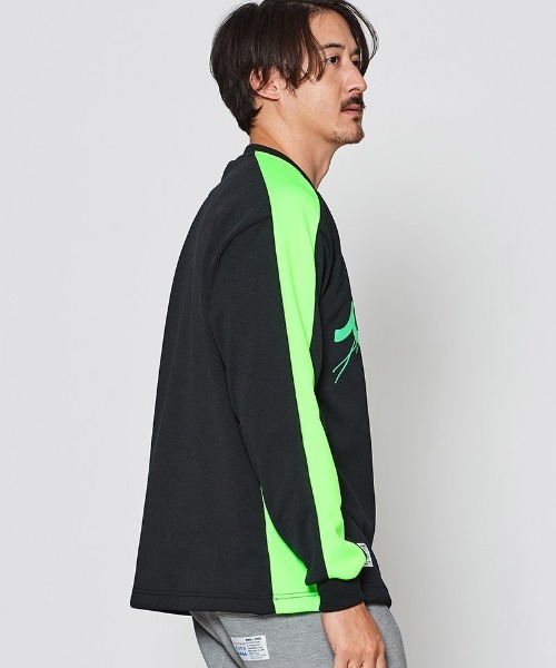 ACANTHUS(アカンサス)の「mlt5198-muta Soccor Jersey Top ジャージカットソー(Tシャツ/カットソー・メンズ・ホワイト/ブラック×ホワイト/ブラック×グリーン・S/M/L/XL)」の6枚目の写真