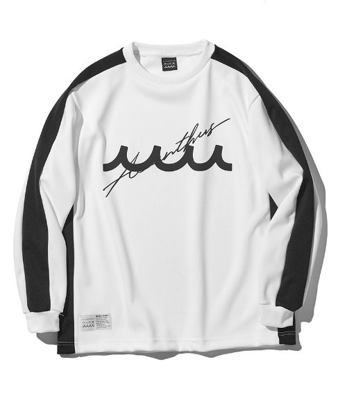 ACANTHUS(アカンサス)の「mlt5198-muta Soccor Jersey Top ジャージカットソー(Tシャツ/カットソー・メンズ・ホワイト/ブラック×ホワイト/ブラック×グリーン・S/M/L/XL)」の14枚目の写真