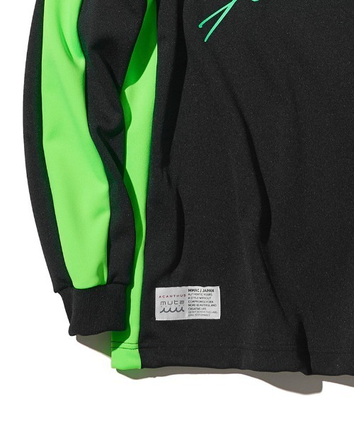 ACANTHUS(アカンサス)の「mlt5198-muta Soccor Jersey Top ジャージカットソー(Tシャツ/カットソー・メンズ・ホワイト/ブラック×ホワイト/ブラック×グリーン・S/M/L/XL)」の18枚目の写真