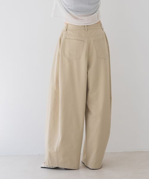 JEANASIS バレルレッグボリュームパンツ（Sサイズ） JEANASIS｜バレルレッグボリュームパンツ | Rakuten Fashion