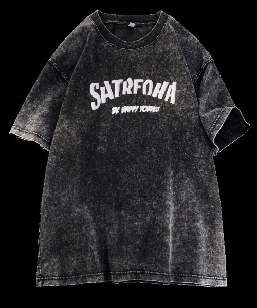 LETee（レティー）の「ウォッシュ加工ユーズド風ティーシャツ（Tシャツ/カットソー・レディース・ブラック/パープル/ピンク/ブラウン・FREE）」の11枚目の写真