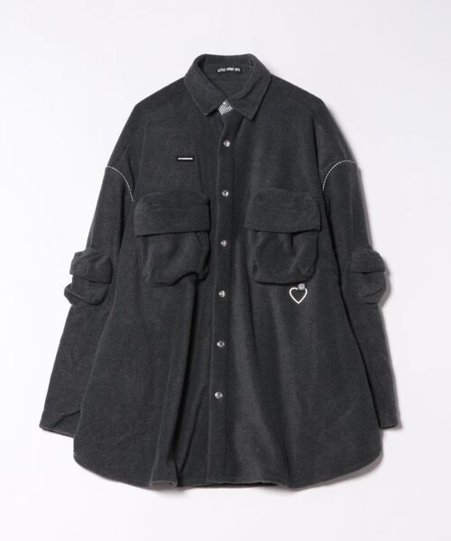 Little sunny bite（リトルサニーバイト）の「【8】【Little Sunny Bite】freeze big shirts（その他アウター・レディース・オレンジ/グレー/パープル・MEDIUM/SMALL）」の17枚目の写真