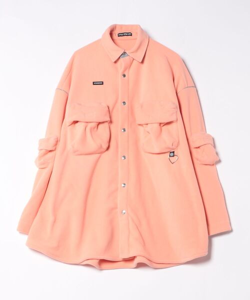 Little sunny bite（リトルサニーバイト）の「【8】【Little Sunny Bite】freeze big shirts（その他アウター・レディース・オレンジ/グレー/パープル・MEDIUM/SMALL）」の18枚目の写真