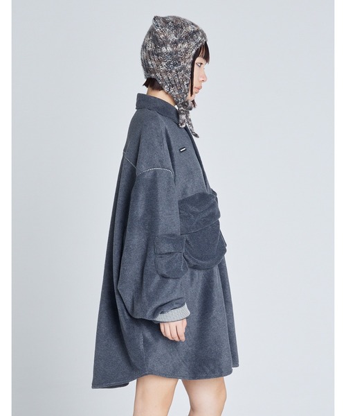 Little sunny bite（リトルサニーバイト）の「【8】【Little Sunny Bite】freeze big shirts（その他アウター・レディース・オレンジ/グレー/パープル・MEDIUM/SMALL）」の16枚目の写真